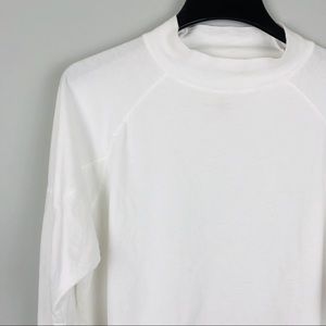 COPY - Free People We The Free Long Sleeve White Crop Top